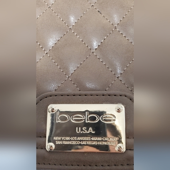 Bebe Quilted Shoulder/Crossbody Bag - Picture 2 of 14